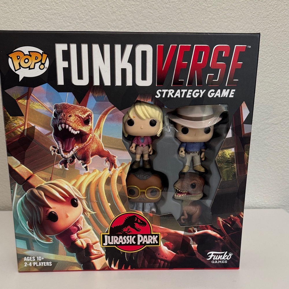 Funko Jurassic Park Strategy Game - Red and Black